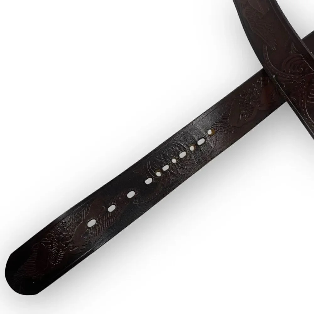 Wrangler western leather
